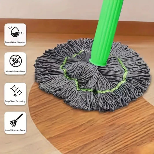 Mop Pro 2 in 1 cu cap rotativ, auto curatare si stoarcere instanta