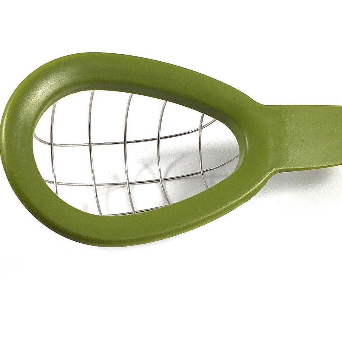 Feliator de Avocado, Flippy, pentru Taierea in Cubulete, Multifunctional, pentru Bucatarie, Otel Inoxidabil, ABS, 16x8x5 cm, Verde-1