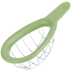 Feliator de Avocado, Flippy, pentru Taierea in Cubulete, Multifunctional, pentru Bucatarie, Otel Inoxidabil, ABS, 16x8x5 cm, Verde-0