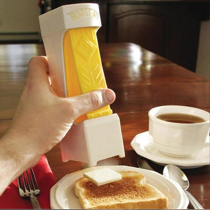 Feliator manual de unt Flippy, material plastic, design usor si practic, 20x6x8.5 cm, Butter Cutter, alb-2