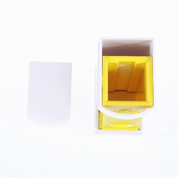Feliator manual de unt Flippy, material plastic, design usor si practic, 20x6x8.5 cm, Butter Cutter, alb-4