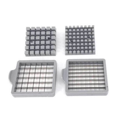 Feliator manual Flippy, pentru cartofi pai si legume, din inox, cu 2 dimensiuni de feliere, 25.5 x 11.7 cm, argintiu-8