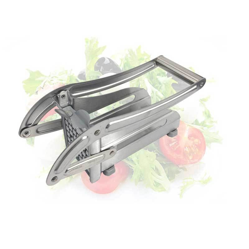 Feliator manual Flippy, pentru cartofi pai si legume, din inox, cu 2 dimensiuni de feliere, 25.5 x 11.7 cm, argintiu-9