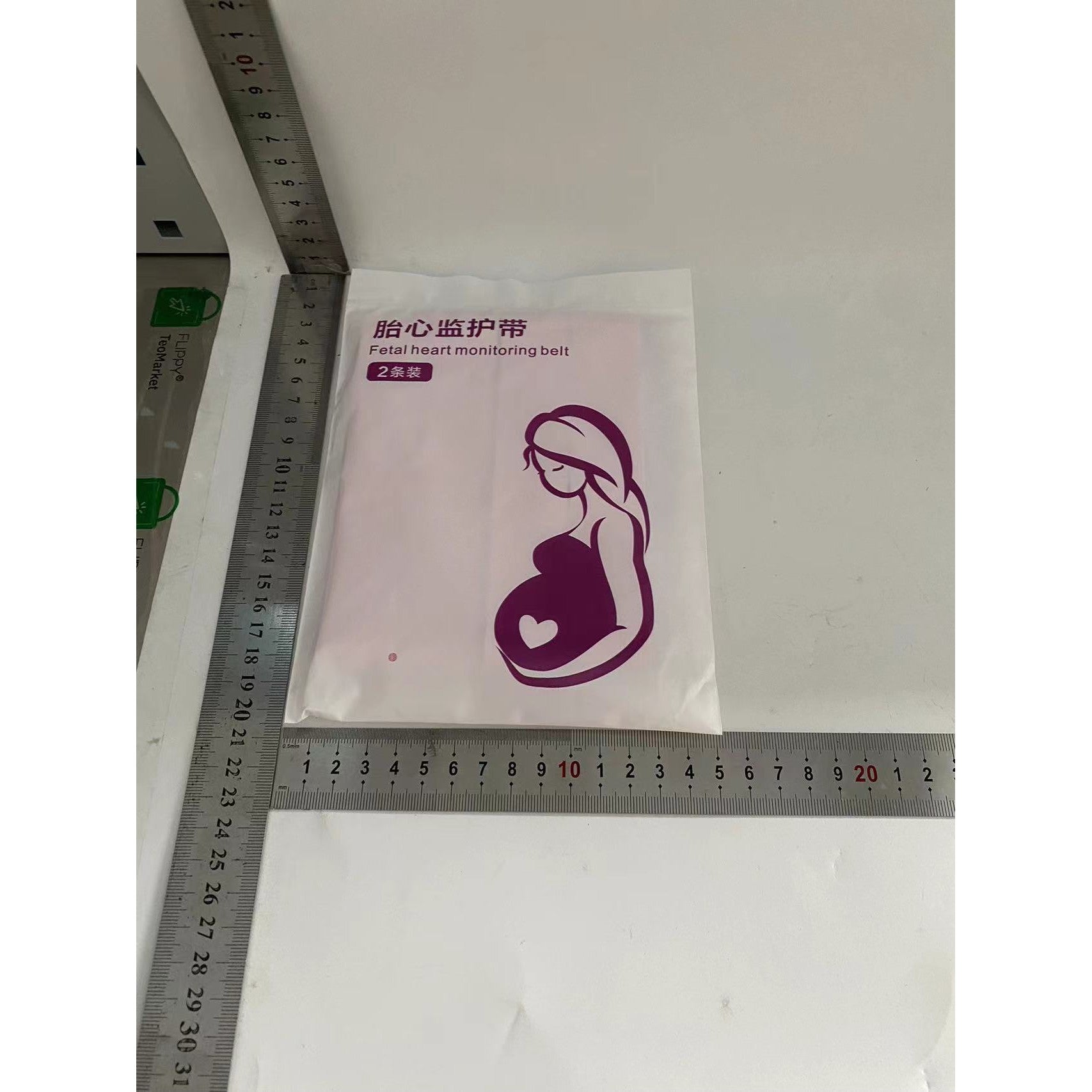 Centura de monitorizare a ritmului cardiac Fetal roz-1