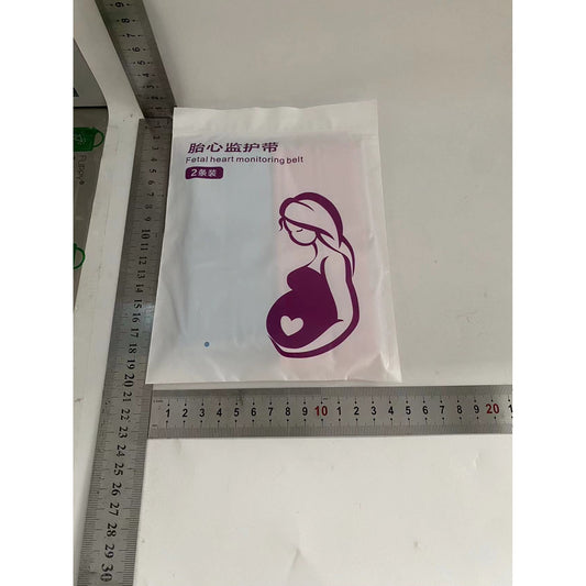Centura de monitorizare a ritmului cardiac Fetal albastru + roz-1