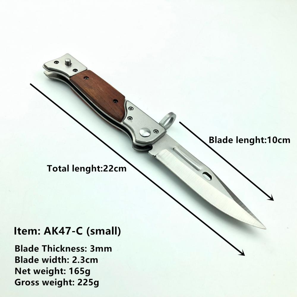 Cutit Militar de Buzunar cu arc, AK-47, Marime S