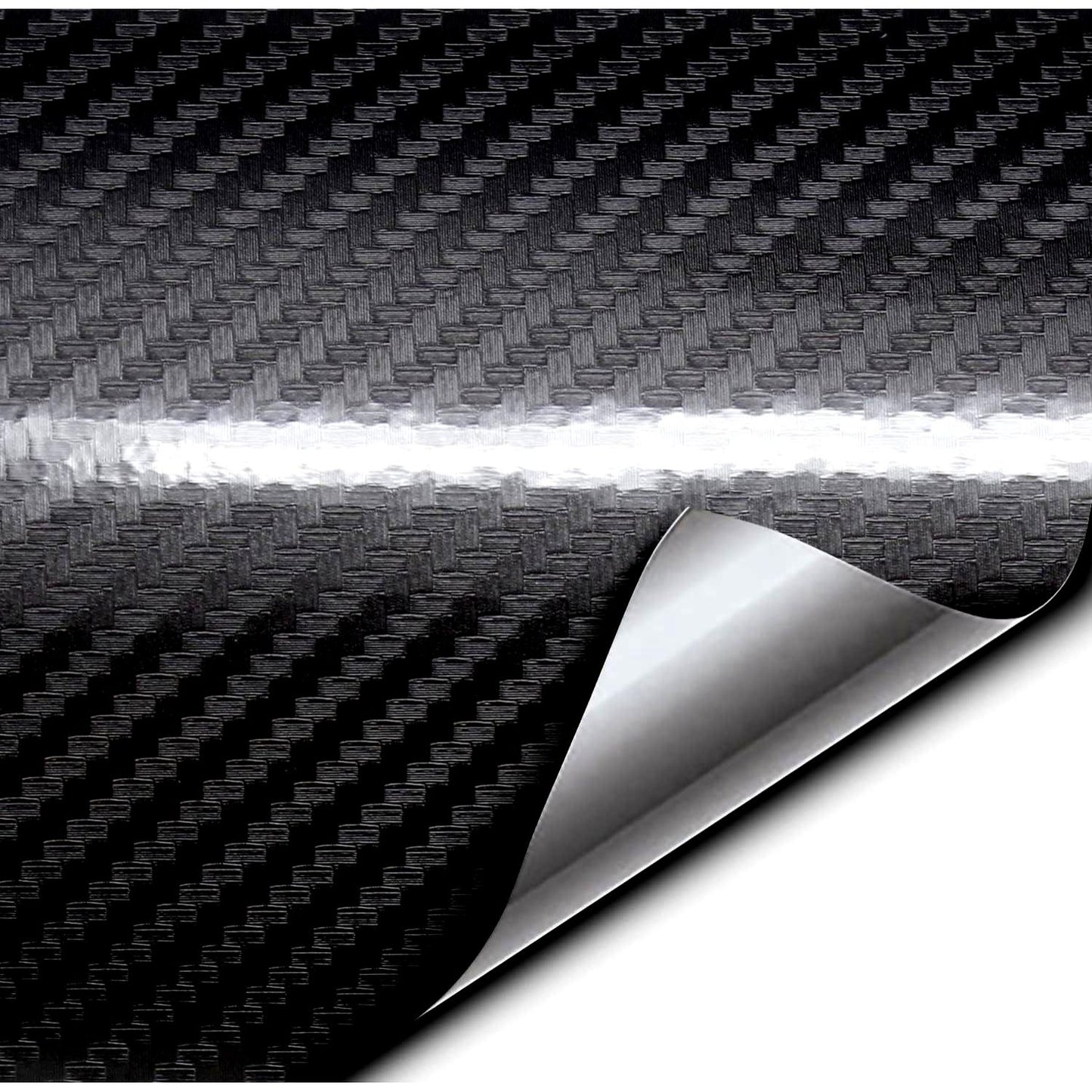 Folie colantare auto Carbon 5D Lacuit Negru (3m x 1,52m)-0