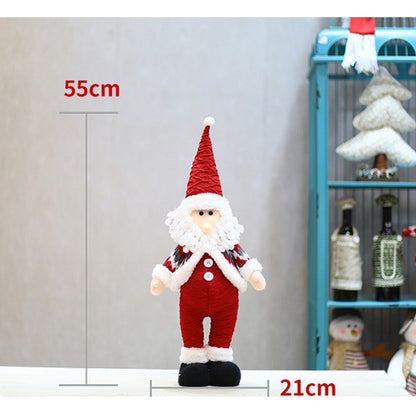 Figurina Craciun, Mos Craciun, rosu, inaltime 55 cm-1