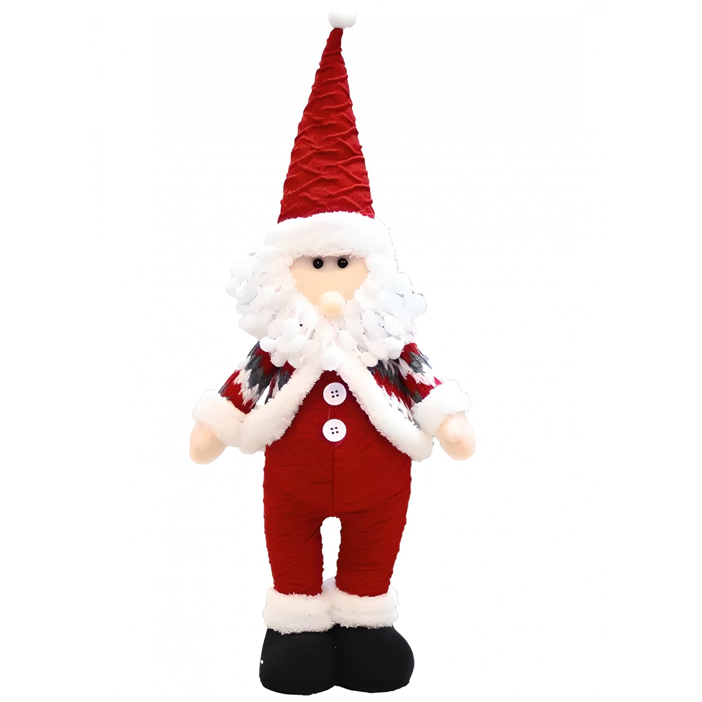 Figurina Craciun, Mos Craciun, rosu, inaltime 55 cm-0