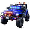 Mașină Electrică pentru Copii, Flippy, Off-Road, Conectare Bluetooth, telecomandă, Tracțiune Integrală, Lumina Intermitenta, Baterie 12V 7Ah, 120x63x68cm, Albastru-0