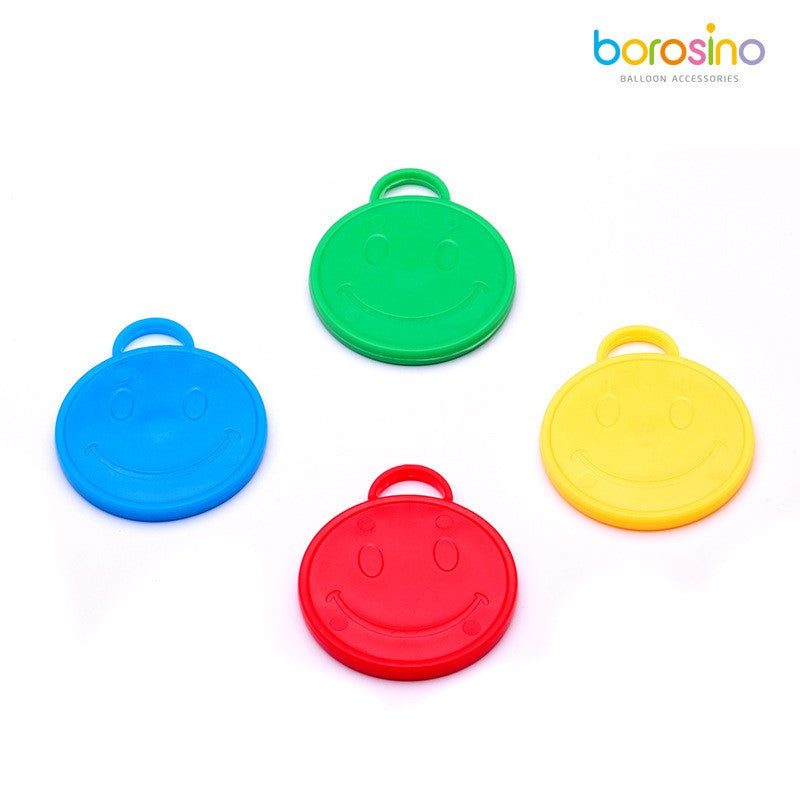 Set 4 Greutati pentru Baloanele cu Heliu, 32 grame, Plastic, Smile-0