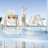 Foldable multifunctional baby dining chair-color: champagne-0