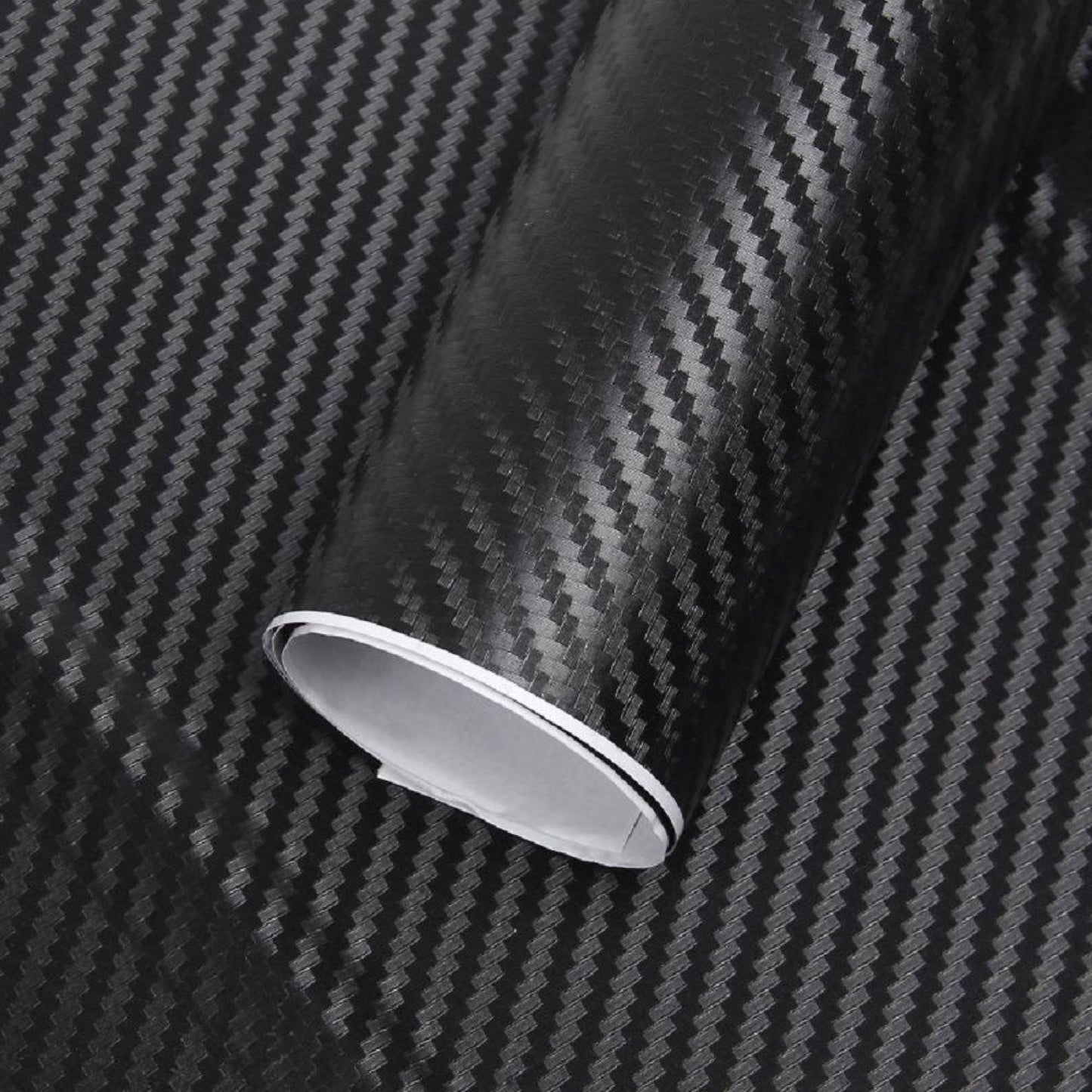 Folie colantare auto Carbon 3D - Negru (3m x 1,27m)-0