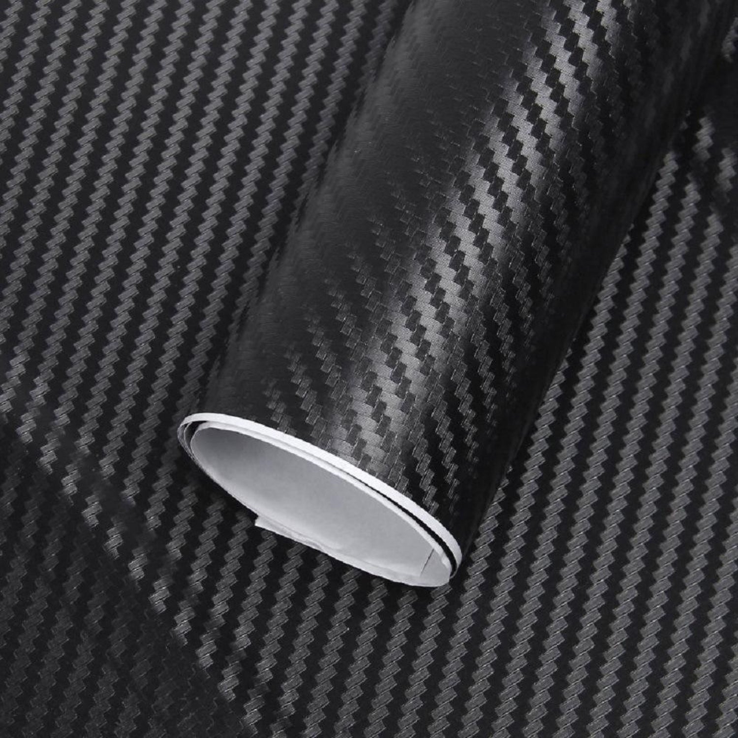 Folie colantare auto Carbon 3D - Negru (3m x 1,27m)-0