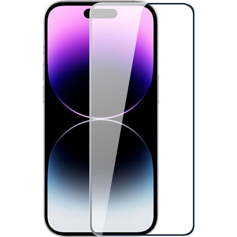 Folie de Protectie cu Instalare Rapida, Flippy, pentru Apple iPhone 15 Pro, Tempered Glass Easy Tool, Full Cover, Protectie Difuzor, HD, Margini Negre, Transparent-5