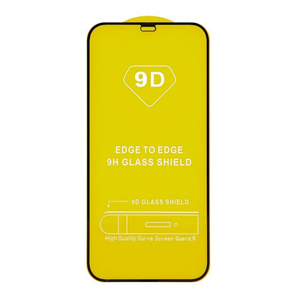 Folie de Protectie, Flippy, pentru Apple iPhone 15 Pro Max, Tempered Glass 9D, Full Cover, HD, Margini Negre, Transparent-0