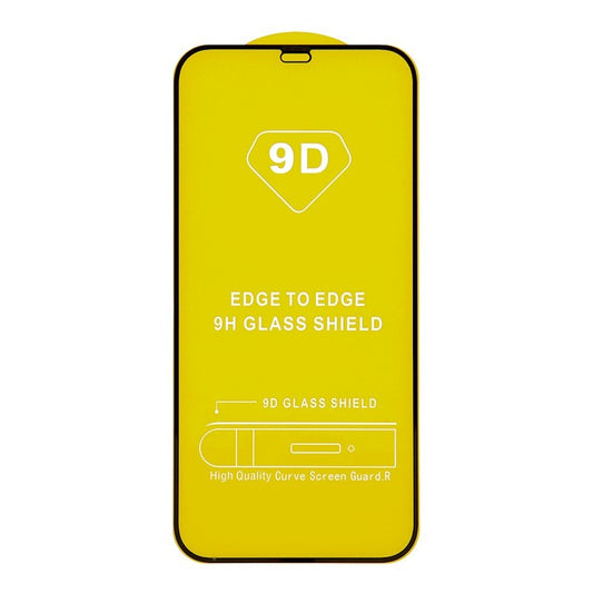 Folie de Protectie, Flippy, pentru Apple iPhone 15 Pro Max, Tempered Glass 9D, Full Cover, HD, Margini Negre, Transparent-0