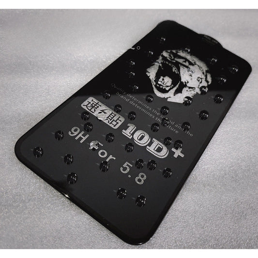 Folie de Protectie, Flippy, pentru Apple iPhone 15 Pro, Tempered Glass 10D, Full Cover, Margini Negre, Transparent-1