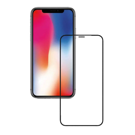Folie de Protectie, Flippy, pentru iPhone 15 Plus, Tempered Glass, HD, Acoperire Completa, Protectie Anti-Praf pentru Difuzor, Margini Negre, Transparent-0