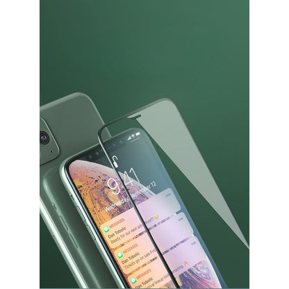 Folie de Protectie, Flippy, pentru iPhone 15 Pro, Full Cover, Ceramics 9D, Anti-soc, Anti-amprenta, Margini Negre, Transparent-1