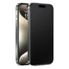 Folie de Protectie, Flippy, pentru iPhone 15 Pro, Full Cover, Matte Ceramics 9D, Anti-soc, Anti-amprenta, Margini Negre, Transparent-0