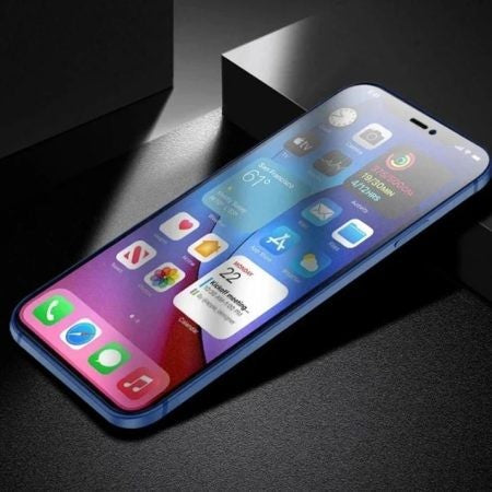 Folie de Protectie, Flippy, pentru iPhone 15 Pro Max, Full Cover, Matte Ceramics 9D, Anti-soc, Anti-amprenta, Margini Negre, Transparent-2