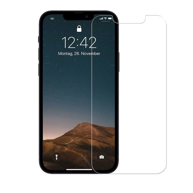 Folie de Protectie, Flippy, pentru iPhone 15 Pro Max, Tempered Glass 2.5D, cu Decupaje, HD, 9H, Transparent-0