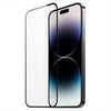 Folie de Protectie, Flippy, pentru iPhone 15 Pro Max, Tempered Glass 5D, Full Cover, Margini Negre, Transparent-0