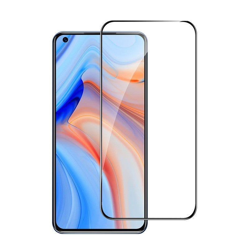 Folie de Protectie, Flippy, pentru iPhone 15 Pro Max, Tempered Glass 9D, Anti-Soc, Full Glue, Margini Negre, Transparent-0