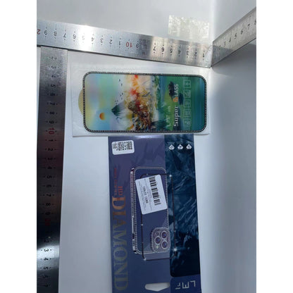Folie de Protectie, Flippy, pentru iPhone 15 Pro, Tempered Glass 2.5 cu Pietricele, ESD, HD, Transparent-3