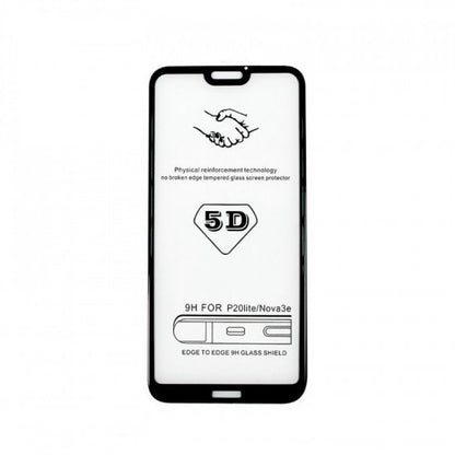 Folie de Protectie, Flippy, pentru iPhone 15 Pro, Tempered Glass 5D, Full Cover, Margini Negre, Transparent-2