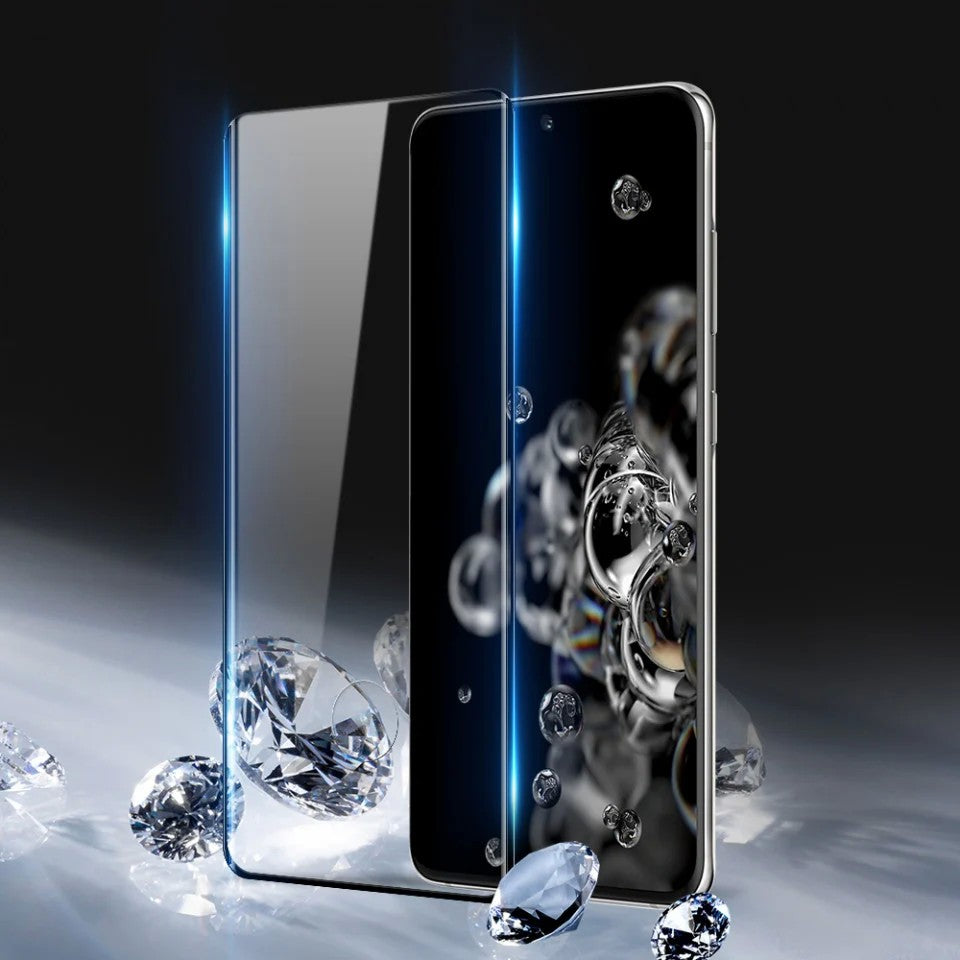 Folie de protectie Full Glue Sticla securizata Curbata pentru Samsung Galaxy S20 Plus Negru-5