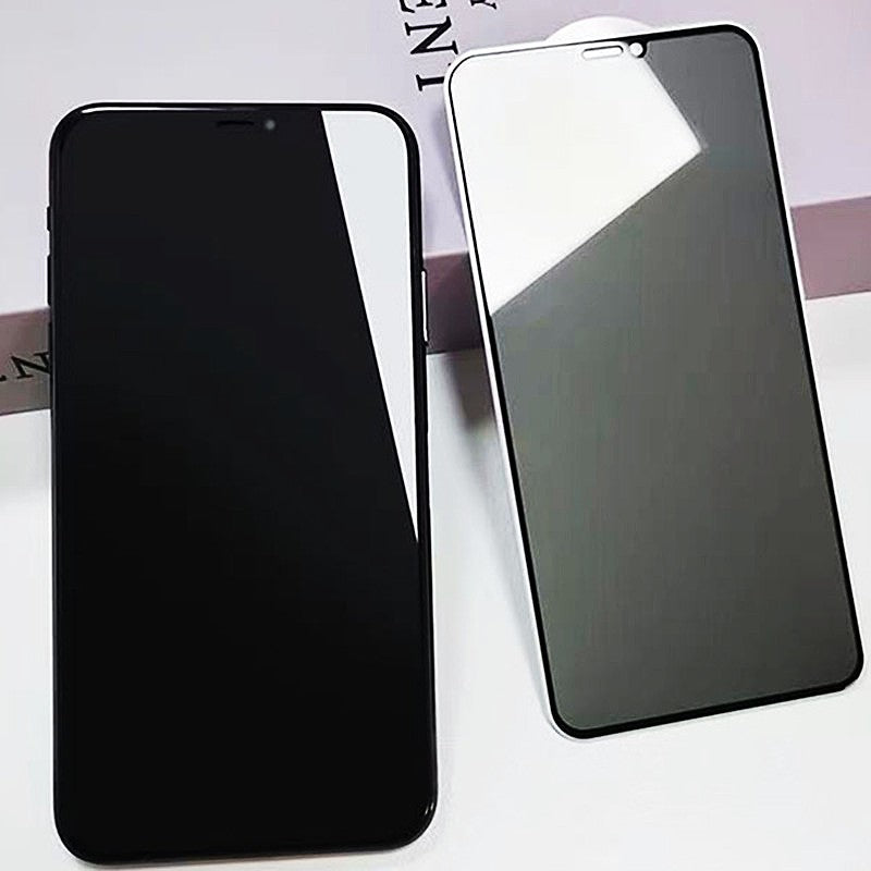 Folie de Sticla Securizata pentru Apple iPhone, Privacy 30°, Vizibilitate HD, Protectie Completa 9D, Anti-Amprenta