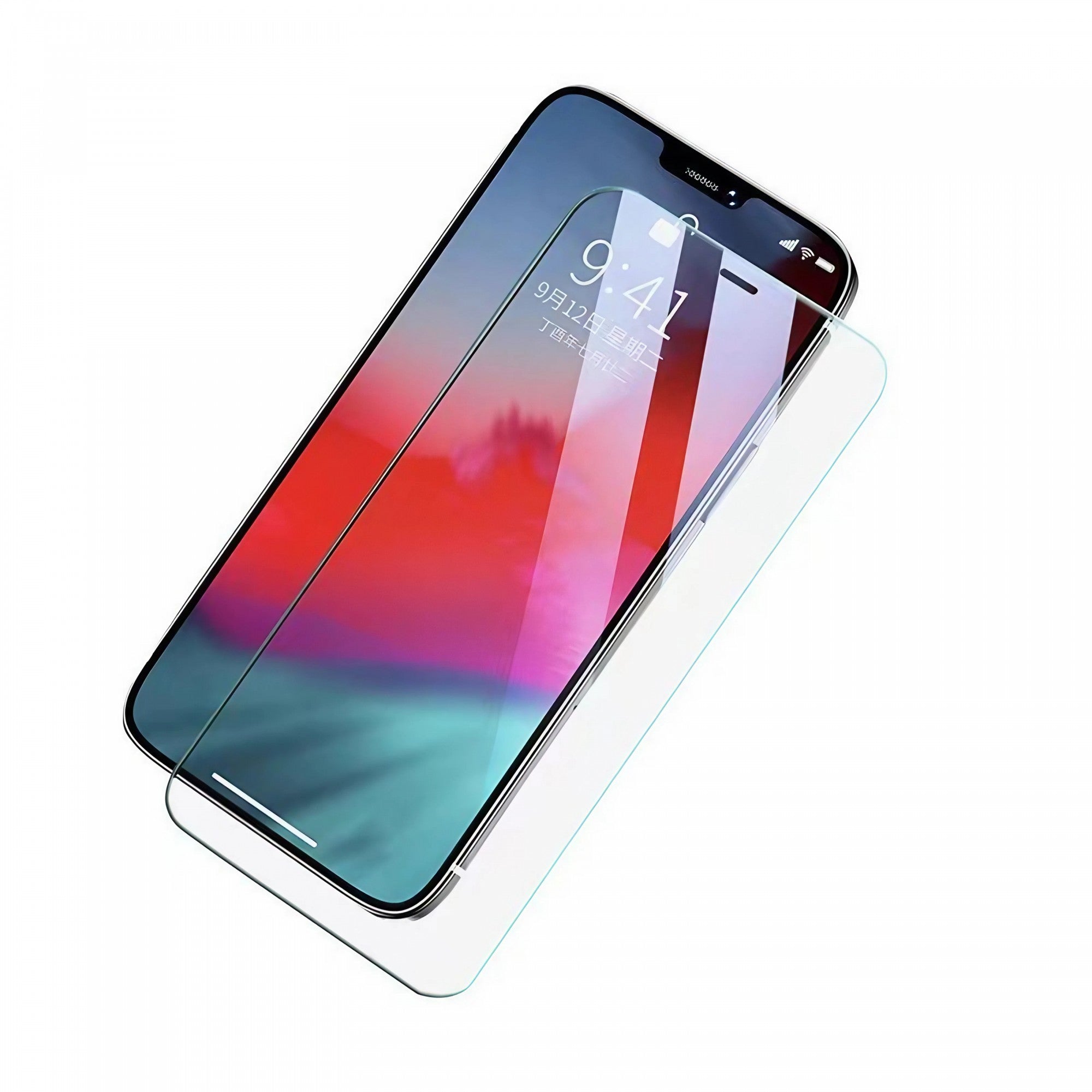 Folie de Sticla Securizata pentru Apple iPhone 15 Plus, Flippy, Vizibilitate HD, Protectie Completa 9D, Transparent-0