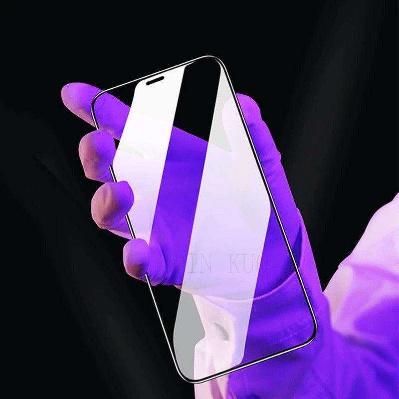 Folie ecran Flippy pentru iPhone 14 Pro Max, Sticla ESD, Top Glass, Anti-static, Negru-7