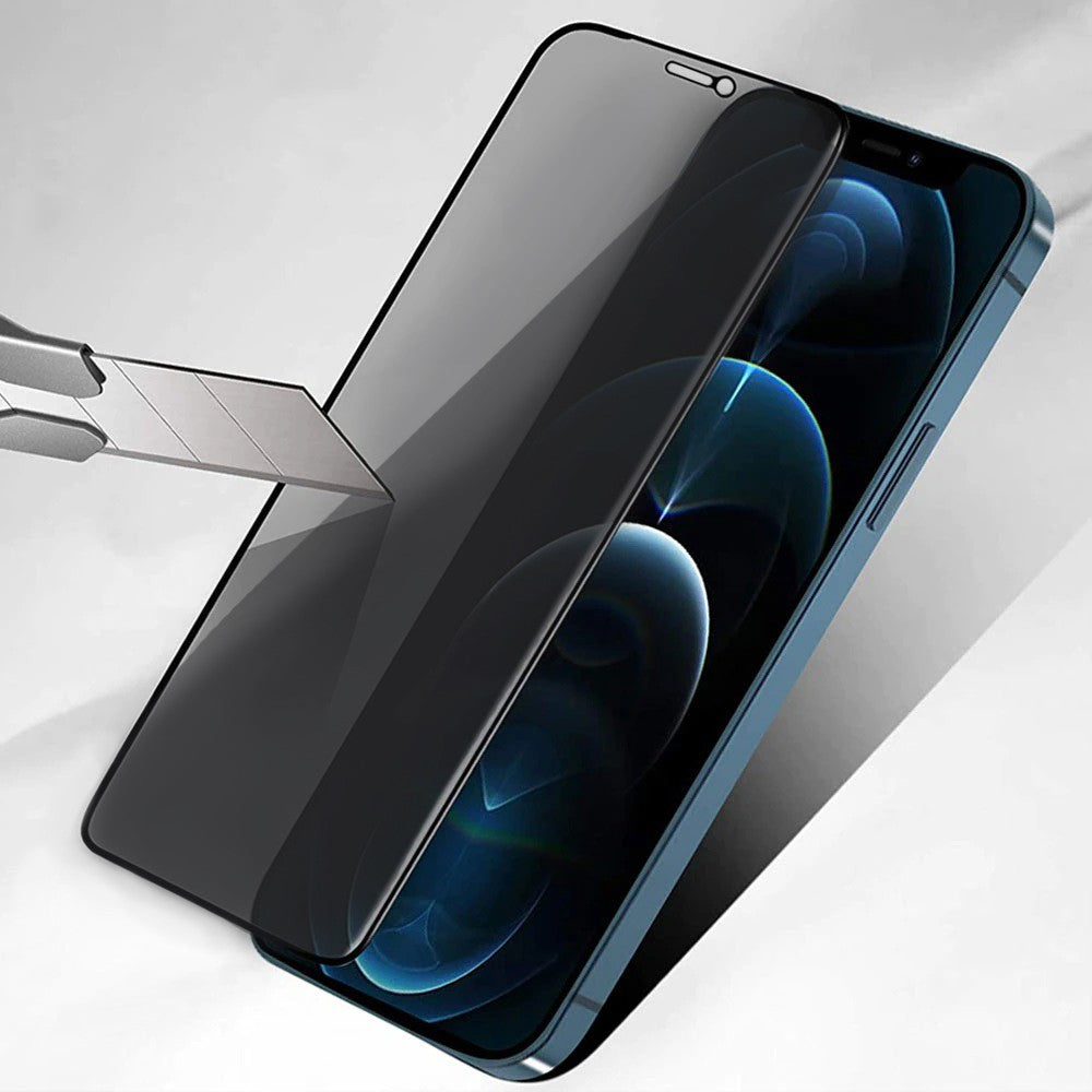 Folie ecran Flippy pentru iPhone 14 Pro Max, Sticla Privacy, Transparenta, Protectie Completa-5