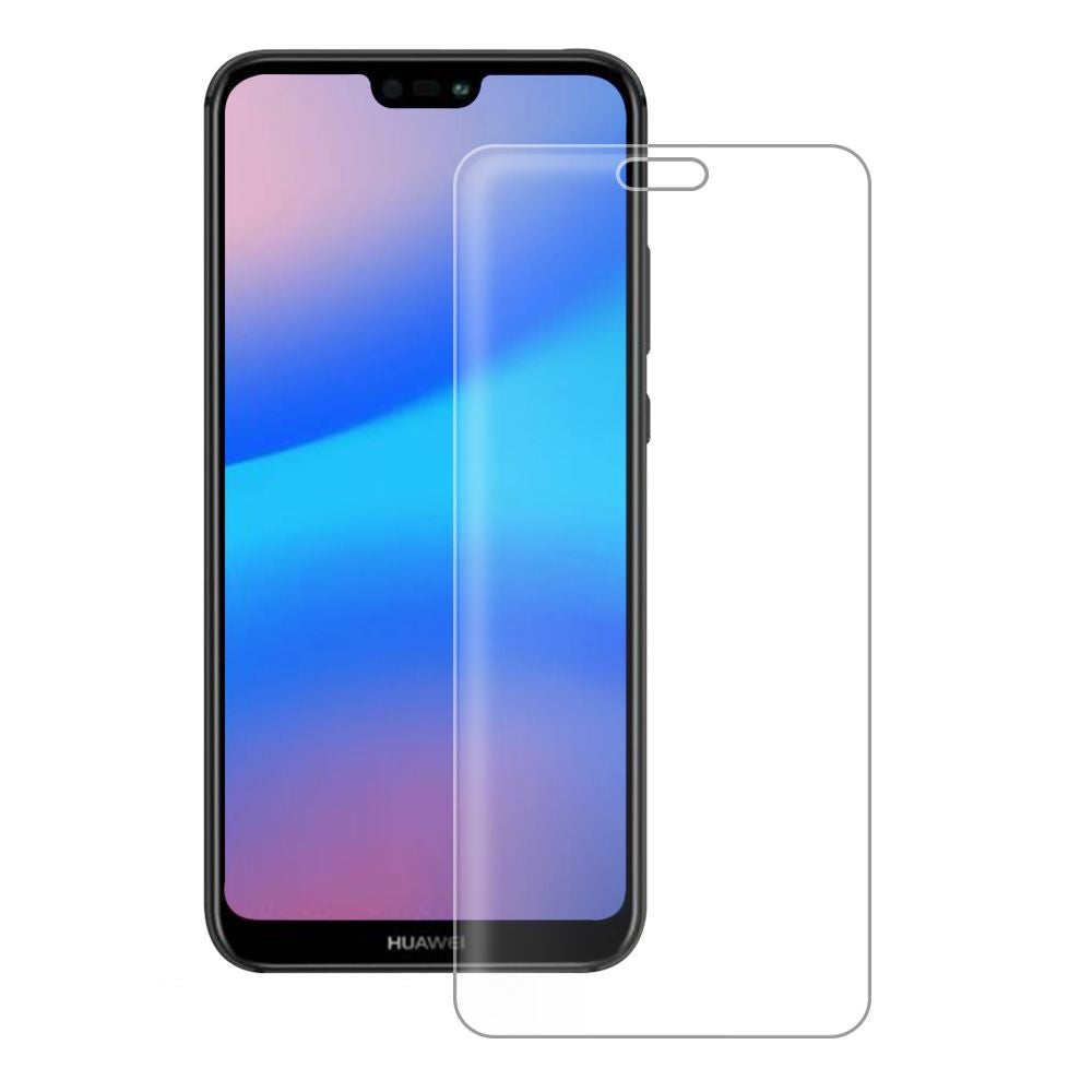 Folie Plastic Huawei P20 Lite Fata-Spate Transparent-0