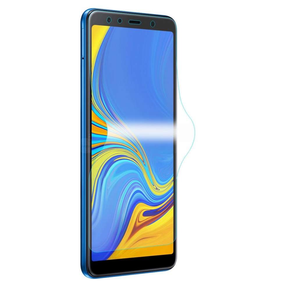 Folie Plastic Samsung Galaxy A7 2018 Transparent-4