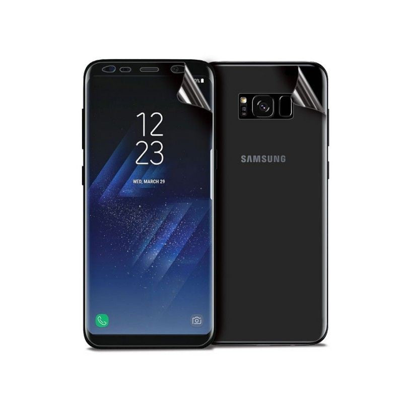 Folie Plastic Samsung Galaxy S8 Plus Fata-Spate Transparent-2
