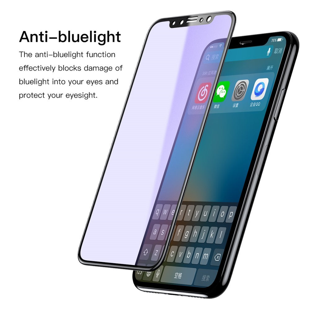 Folie protectie Flippy pentru iPhone 14 Plus, Sticla securizata, temperata, duritate 9H, Privacy 360 Anti-Blue Ray, Transparenta, Protectie Completa-1