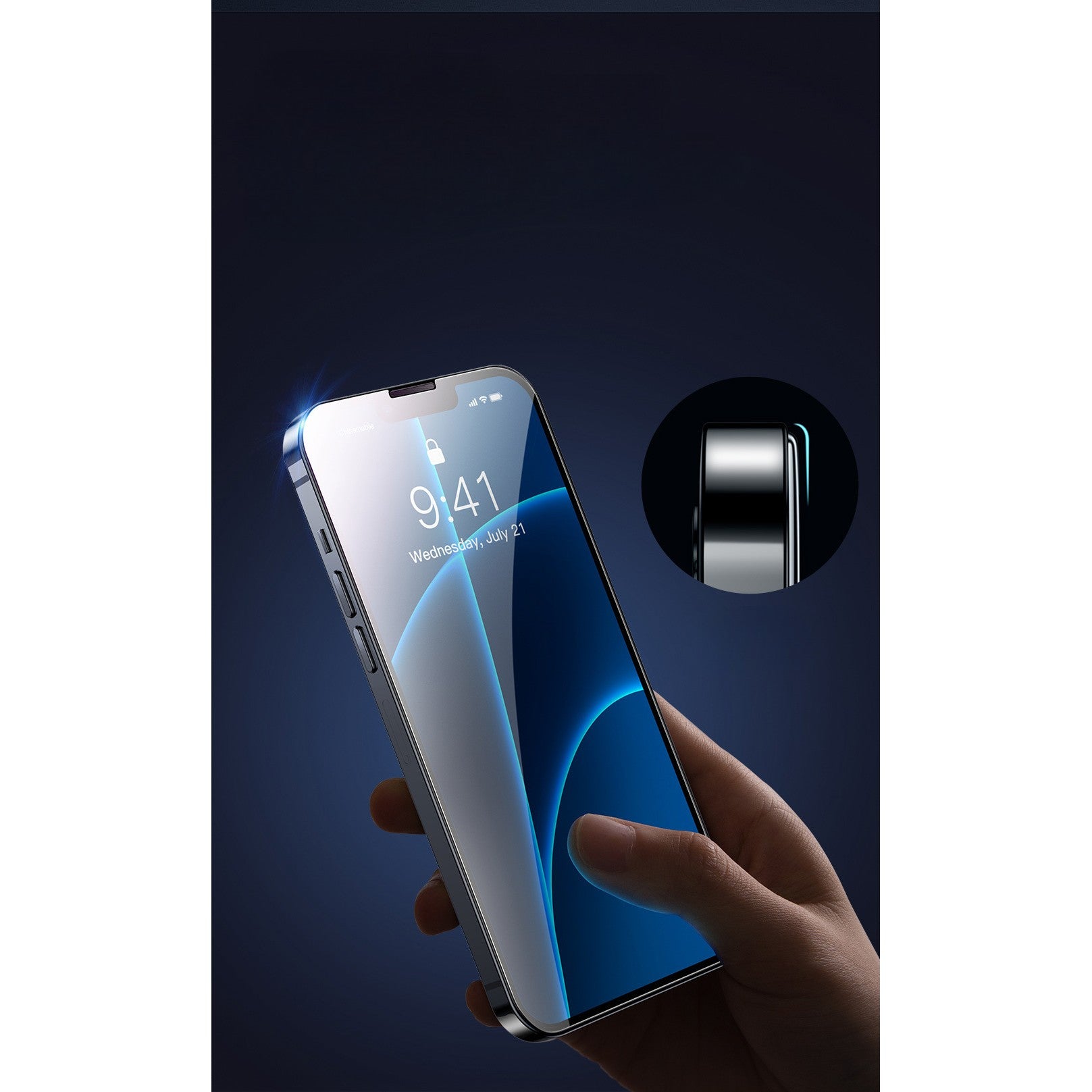 Folie protectie Flippy pentru Samsung S23, Sticla securizata, temperata, duritate 9H, Transparenta cu margini negre, Protectie Completa-2