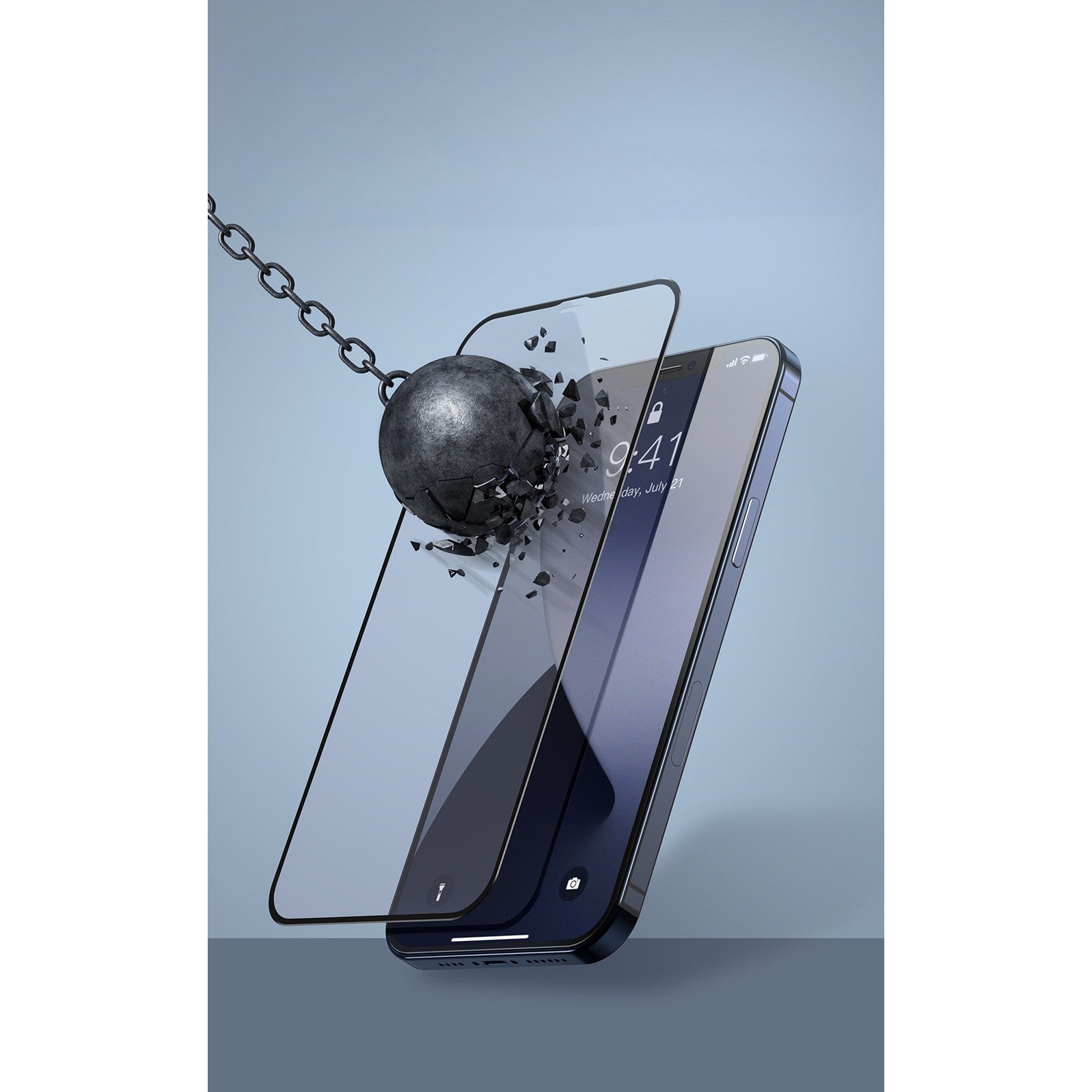 Folie protectie Flippy pentru Samsung S23, Sticla securizata, temperata, duritate 9H, Transparenta cu margini negre, Protectie Completa-3