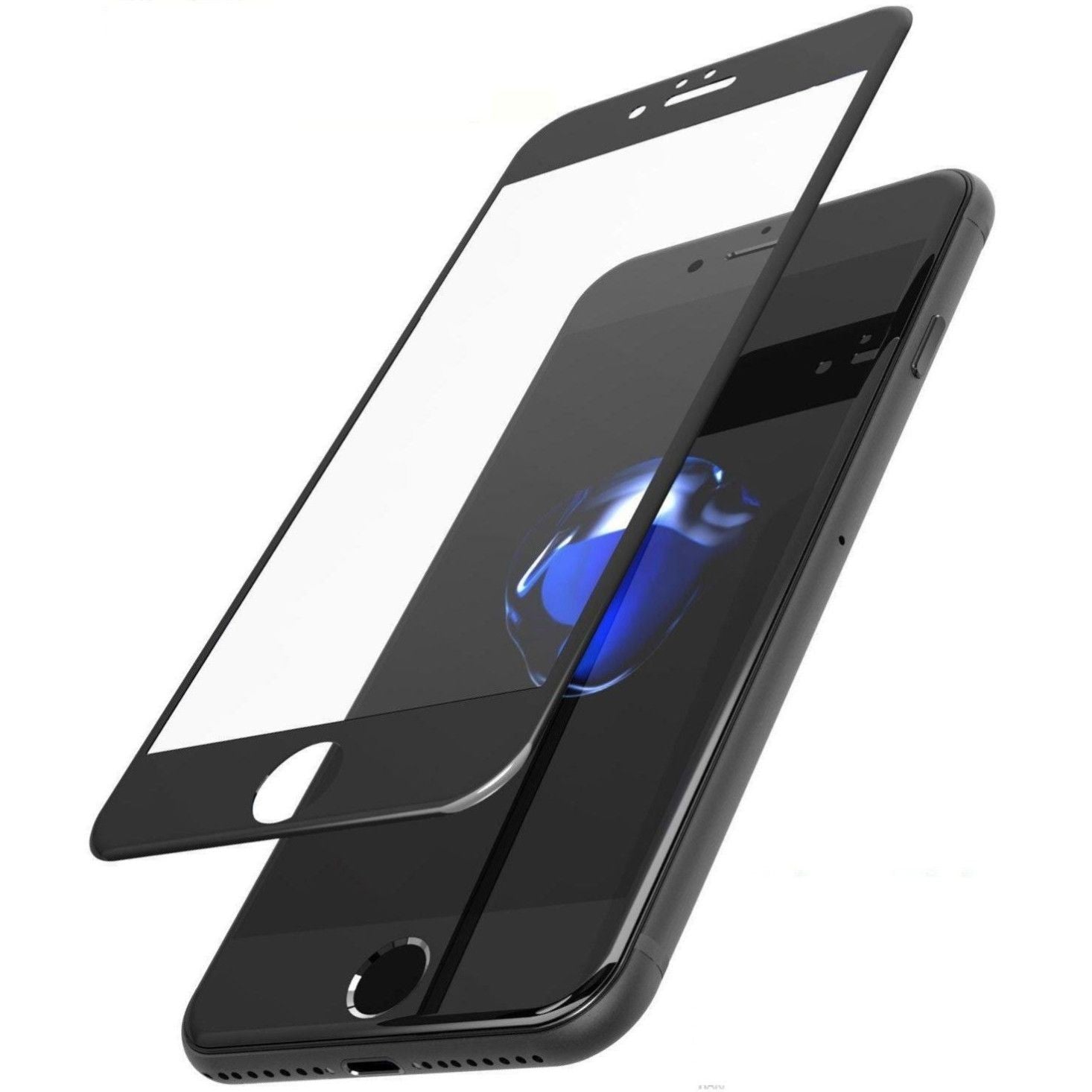 Folie Sticla Apple iPhone 6/6S Full Face Negru-2