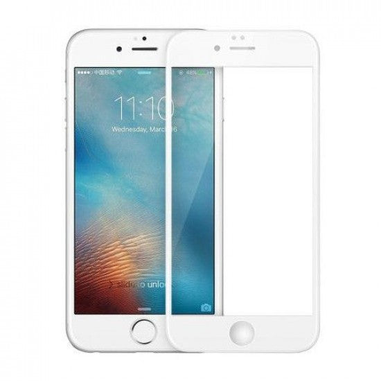 Folie Sticla Apple iPhone 7 Plus Full Face Alb-1