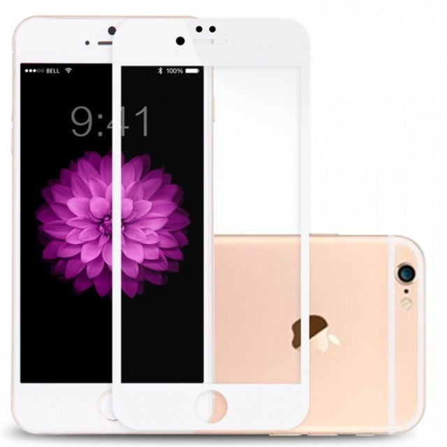 Folie Sticla Apple iPhone 7 Plus Full Face Alb-2