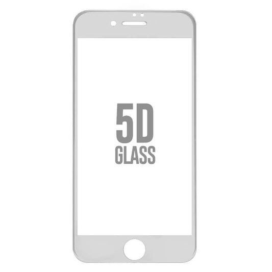 Folie Sticla Apple iPhone 8 4D/5D Alb-0