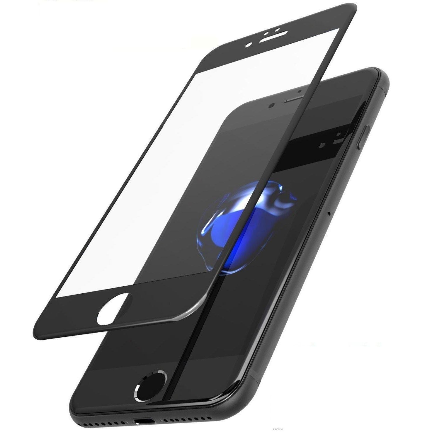 Folie Sticla Apple iPhone 8 Plus Full Face Negru-2