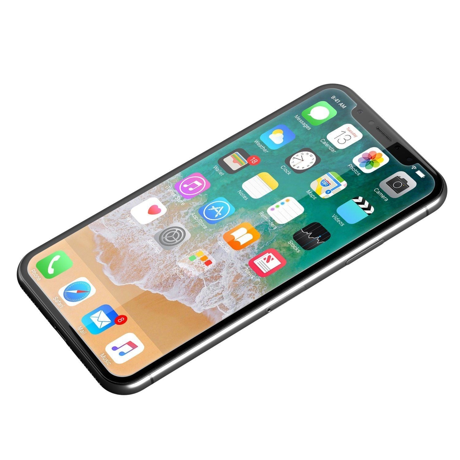 Folie Sticla Securizata Flippy, 9H, Transparenta HD, pentru Apple iPhone X/XS Transparent-3