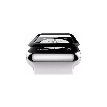 Folie Sticla Apple Watch Series 2/3 42 mm adeziv pe margine Negru-4