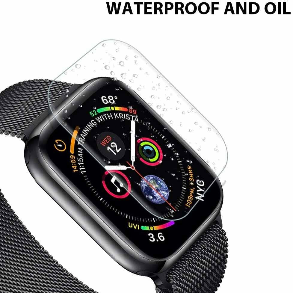 Folie Sticla Flippy pentru Apple Watch Series 4/5 44 mm UV Nano Water Transparent-7